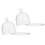 2 Pcs Serving Cake Display Cover Kitchen Tray Easy To Clean 1