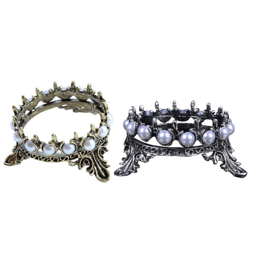 2Stk Pinselhalter Krone Mit Perlen – Und Robust 2