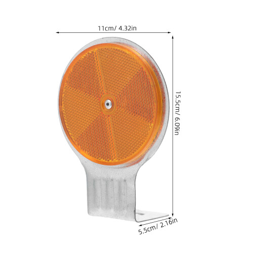 plastic round reflective marker for highway and driveway use 1