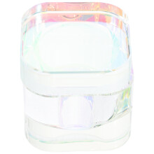 crystal glass nail dappen dish with lid for manicure liquid storage