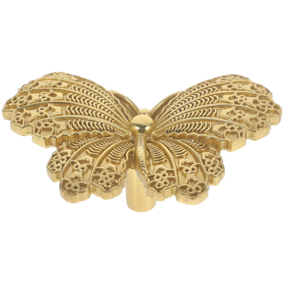 Butterfly Shape Brass Dresser Knob Small Cupboard Drawer Pull 3301831377321