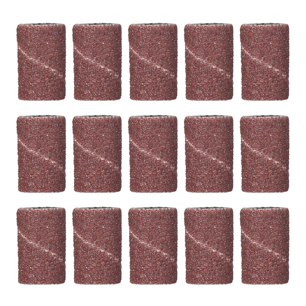 Iplusmile Brown 100Pcs Grit Sanding Bands For Nail Drills And Fine Grinding Use