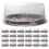 25 pcs plastic cake containers with clear lids round carrier boxes 2