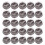 25 pcs plastic cake containers with clear lids round carrier boxes 11