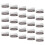 25 pcs plastic cake containers with clear lids round carrier boxes 10
