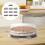 25 pcs plastic cake containers with clear lids round carrier boxes 5