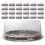 25 pcs plastic cake containers with clear lids round carrier boxes 8