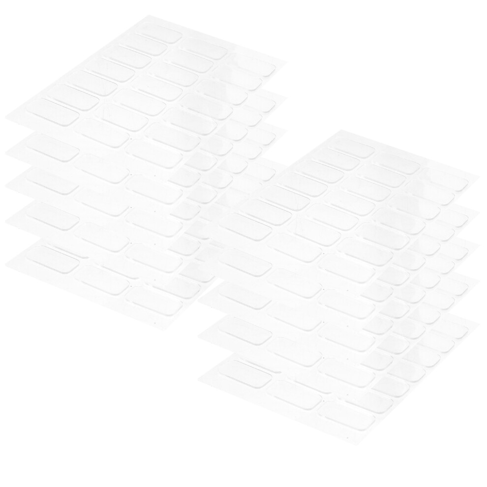 Iplusmile 10 Sheets Fake Nail Stickers With Double Side Glue For Nail Art