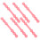 10Pièces Extensions Silicone Rose Pour Bandes De Masque Légères 5