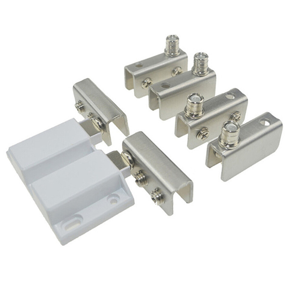 2Pcs S Size Double Door Glass Hinge For Cabinet Furniture Shaft 3301831395660