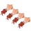 4pcs artificial squid food model lifelike meat prop realistic 10