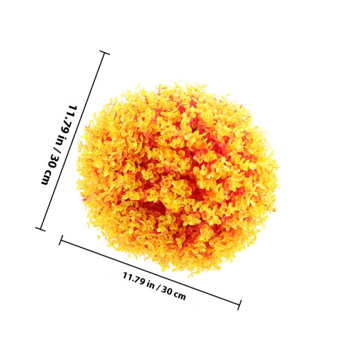 artificial topiary ball faux plant sphere for backyard balcony 1