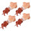 4pcs artificial squid food model lifelike meat prop realistic 1