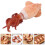 4pcs artificial squid food model lifelike meat prop realistic 7