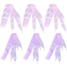 6St Premium Polyester Schoenveters in Violet Casual
