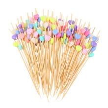 200pcs heart fruit picks cocktail sticks party supplies for home bar