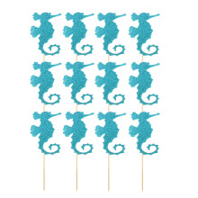 12 Pcs Cake Sticks Dessert Table Decorative Supplies Party Cupcake
