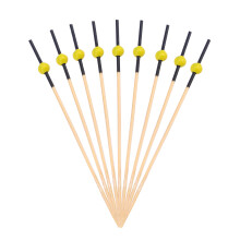 100 pcs 12 cm handmade cocktail picks with round beads for fruit parties