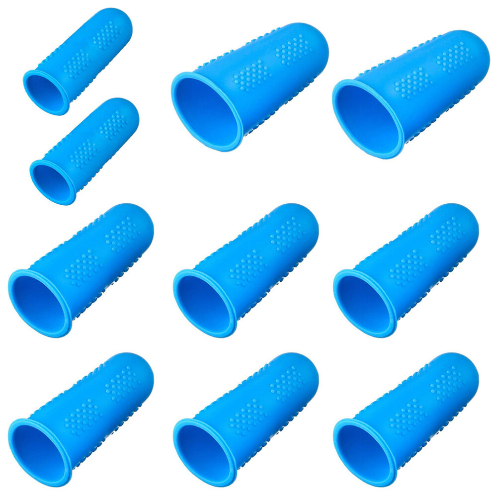 Iplusmile 10Pcs Thermal Insulation Finger Cots For Fingertip Protection Household Use