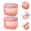2pcs dispenser double layer containers 8