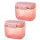 2pcs dispenser double layer containers 1