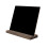 4pcs small blackboard with wood base, double-sided erasable 9