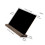 4pcs small blackboard with wood base, double-sided erasable 4