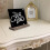 4pcs small blackboard with wood base, double-sided erasable 10