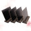 4pcs small blackboard with wood base, double-sided erasable 6