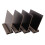 4pcs small blackboard with wood base, double-sided erasable 7