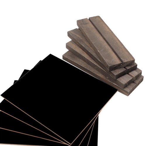 4pcs small blackboard with wood base, double-sided erasable 1