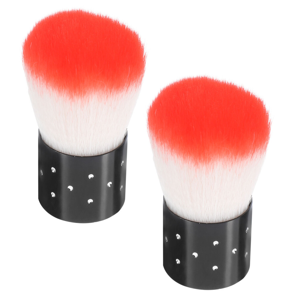 Vaguelly 2 Pcs Dip Powder Brushes And Containers Nail Kit