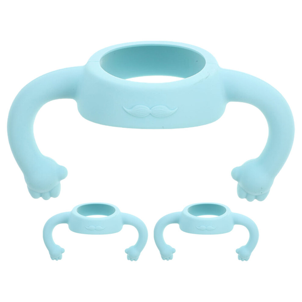 3Pcs Silicone Baby Bottle Handles For Newborns - Easy Grip Accessories Aboofan