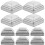 20 pcs square deck and fence post caps replacement covers 9