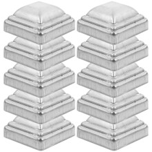 20 pcs square deck and fence post caps replacement covers