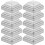 20 pcs square deck and fence post caps replacement covers 1