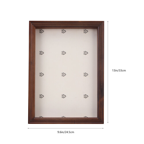 a4 shadow box photo frame display case for keepsakes and dried flowers 1
