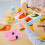 8pcs colored bento box straps for lunch container elastic fixing bands 8