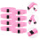8pcs colored bento box straps for lunch container elastic fixing bands 5
