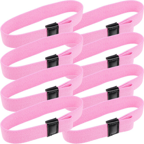 8pcs colored bento box straps for lunch container elastic fixing bands