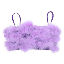 1St Paars Faux Strap Camisole Feest