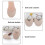 1 pair breathable forefoot pads ballet supply 11