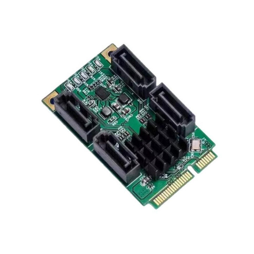 Pcie To Sata3.0 Adapter Card 2/4 Port High-Speed Data Transfer Storage Expansion Quick Installation 9016109104373