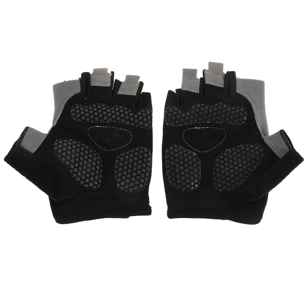 Anti-Skid Cycling Gloves Half-Finger Workout Lifting Sports Glove Pair 3301836333285