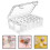 1 set storage containers with lids for small items, beads, earplugs 9