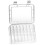 1 set storage containers with lids for small items, beads, earplugs 10