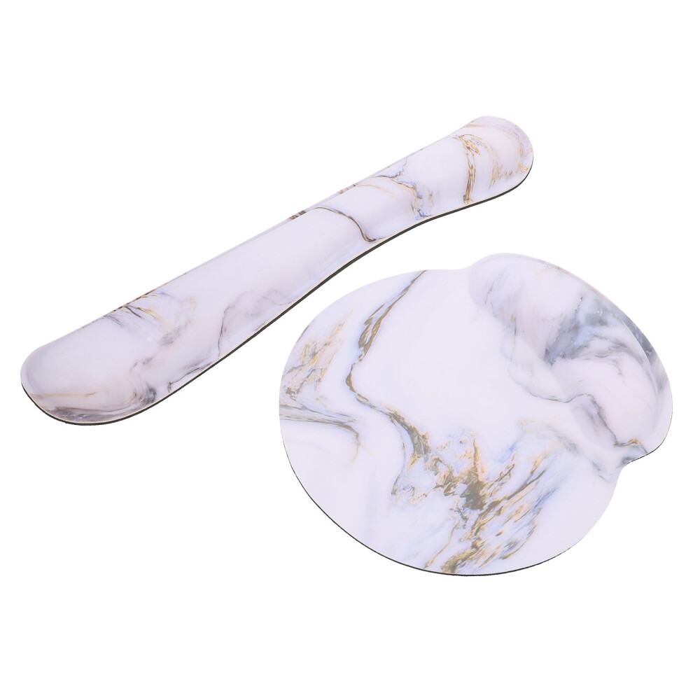 1 Set Wrist Rest Ergonomic Mouse Pad In Rubber For Travel 3301836361370