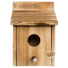 1Houten Vogel Nest Decoratie Bruin Buiten Hangend