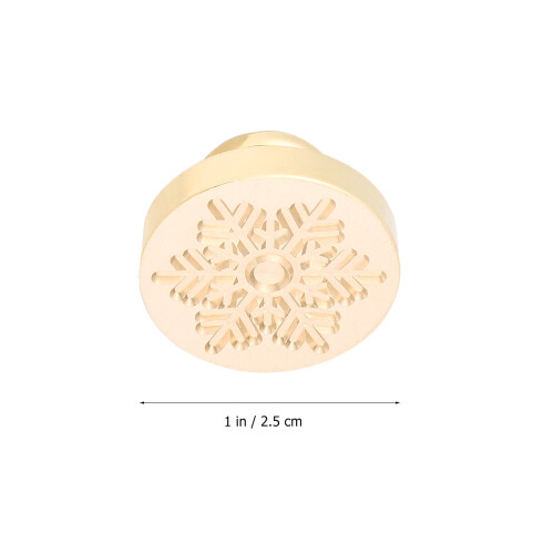 retro envelope sealing wax beads copper snowflake for wedding letters 1