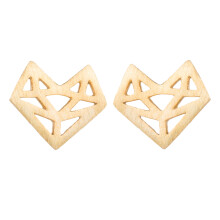 fashion stylish gold stud earrings for women girls ladies